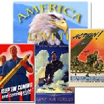 Vintage Patriotic Postcards
